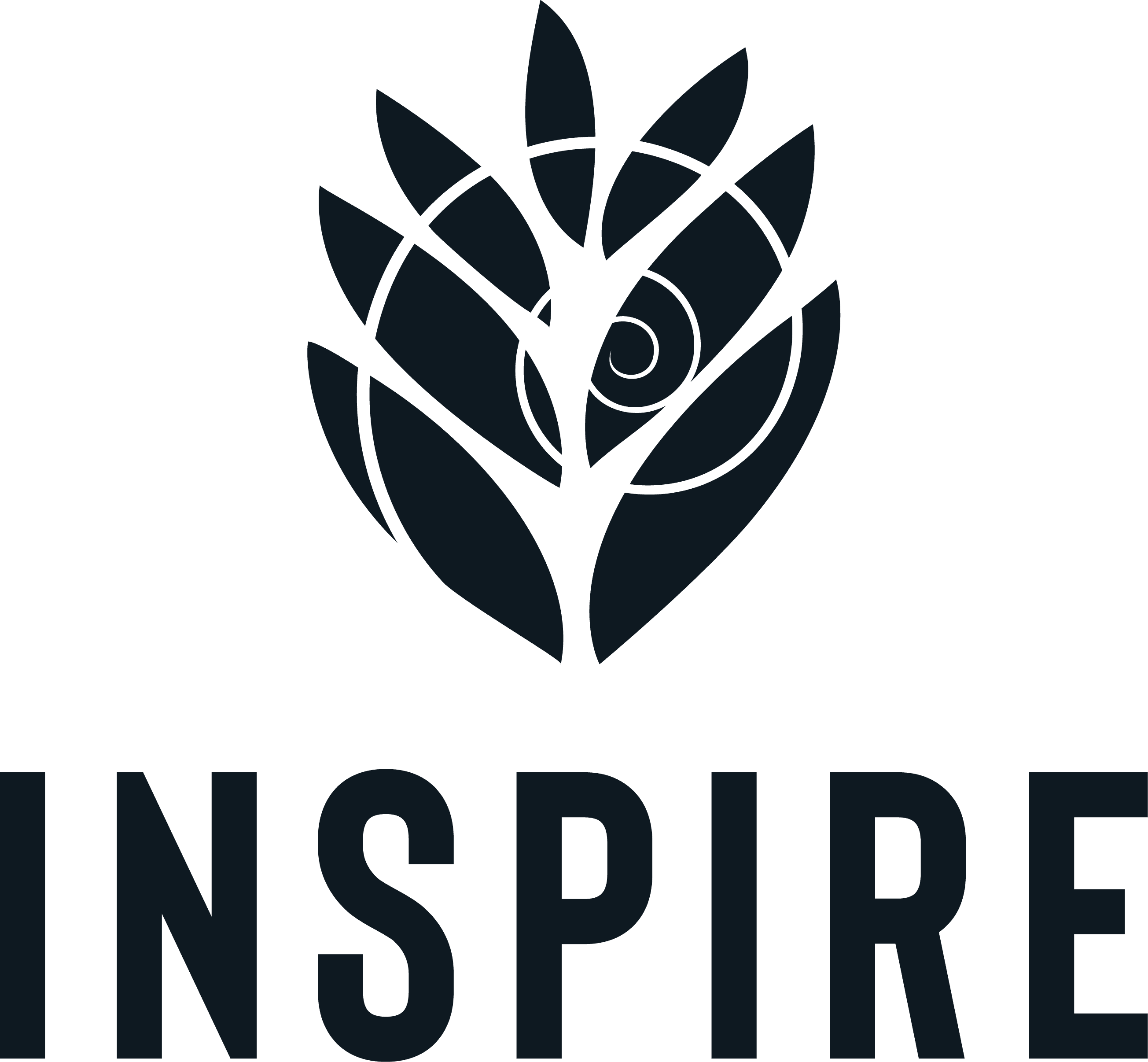 INSPIRE Full Logo Stacked black